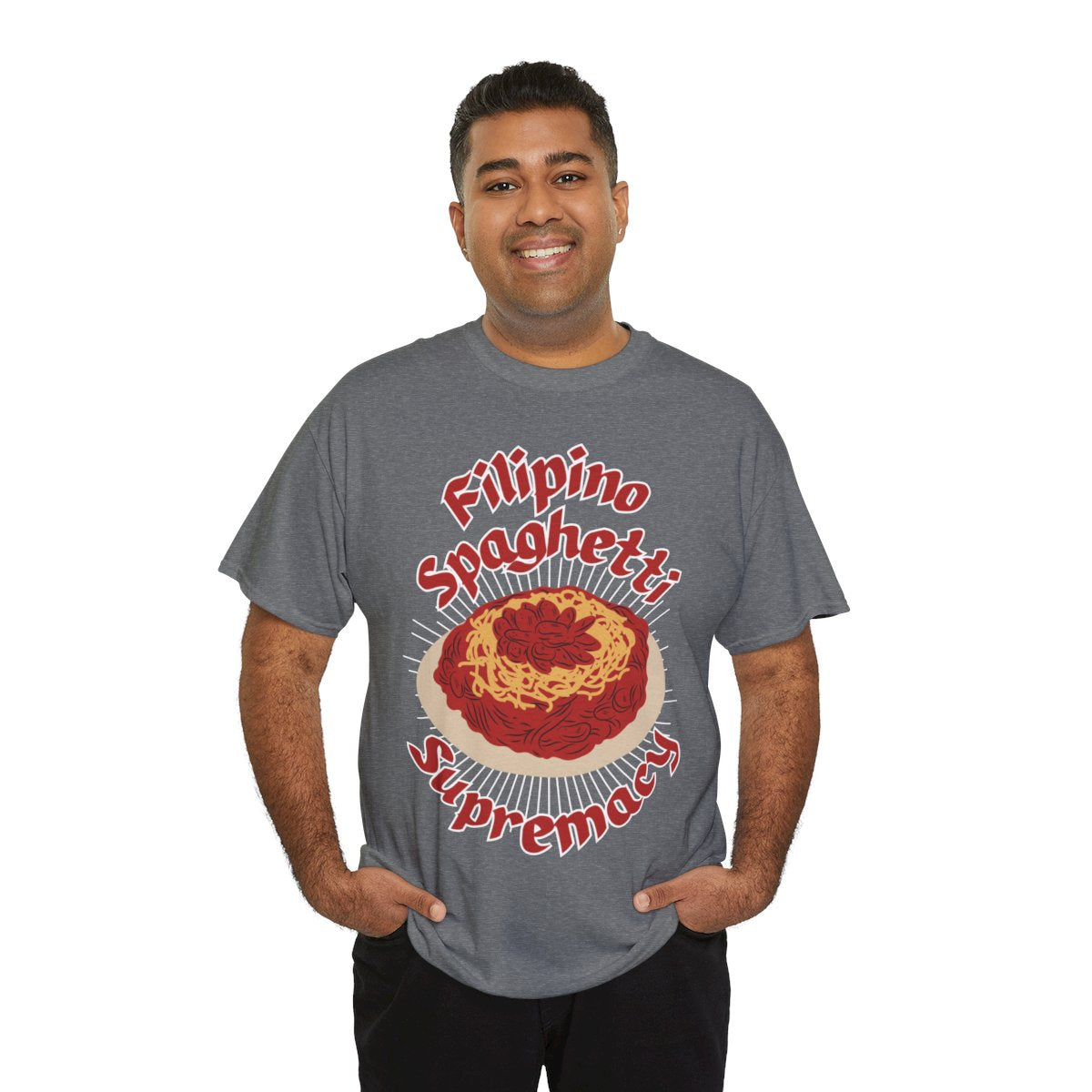 FILIPINO STYLE SPAGHETTI - Filipino Food (Basic Tee)