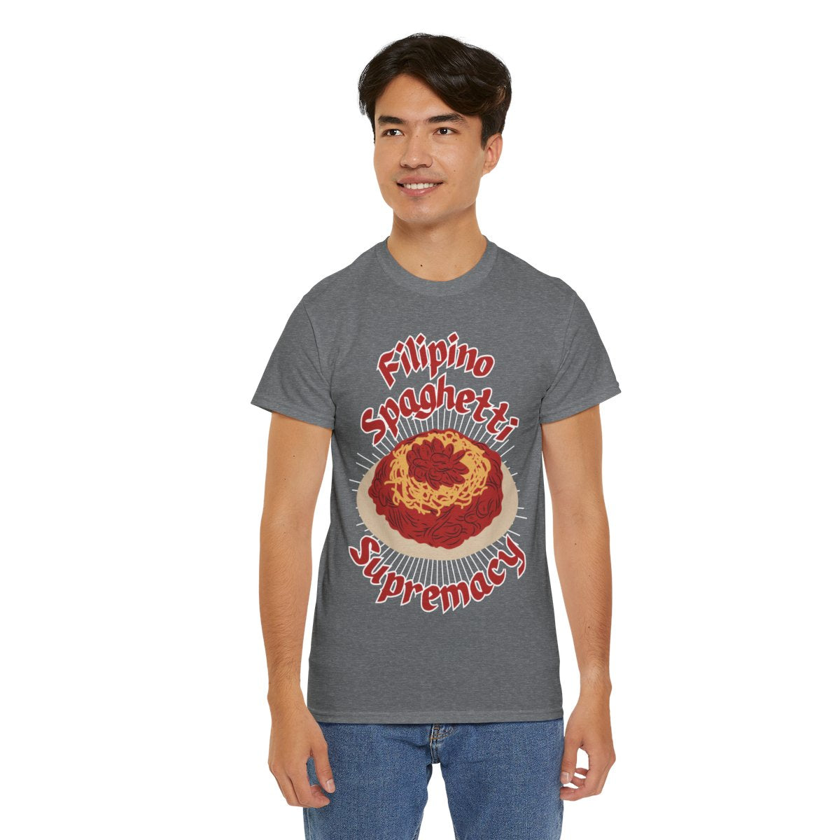FILIPINO STYLE SPAGHETTI - Filipino Food (Basic Tee)