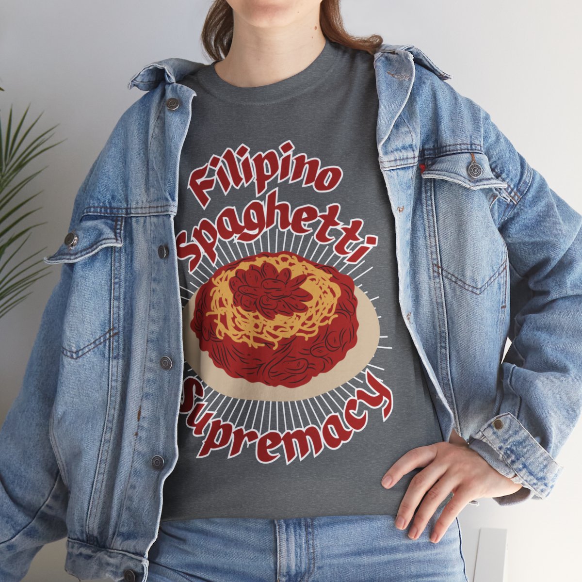 FILIPINO STYLE SPAGHETTI - Filipino Food (Basic Tee)