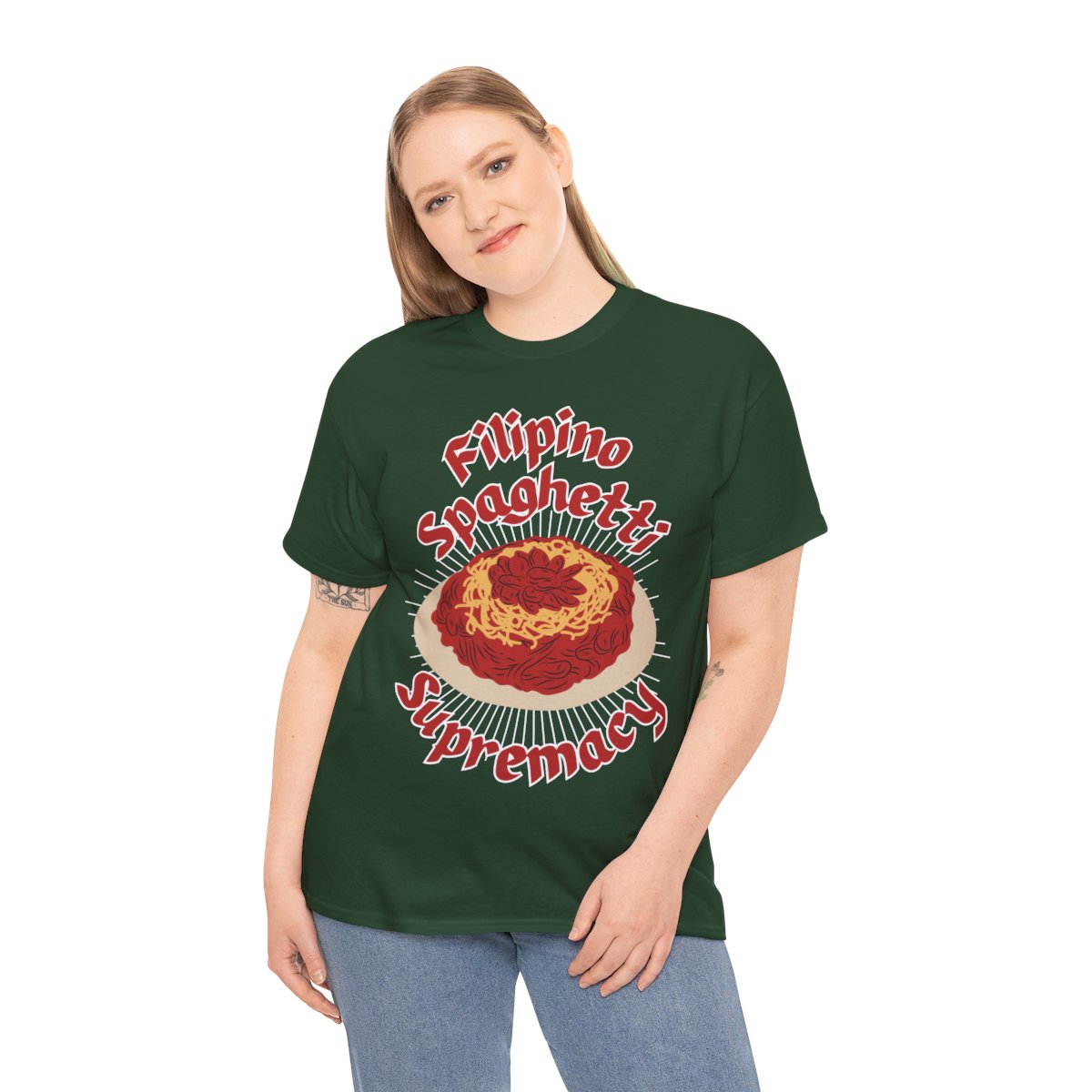 FILIPINO STYLE SPAGHETTI - Filipino Food (Basic Tee)