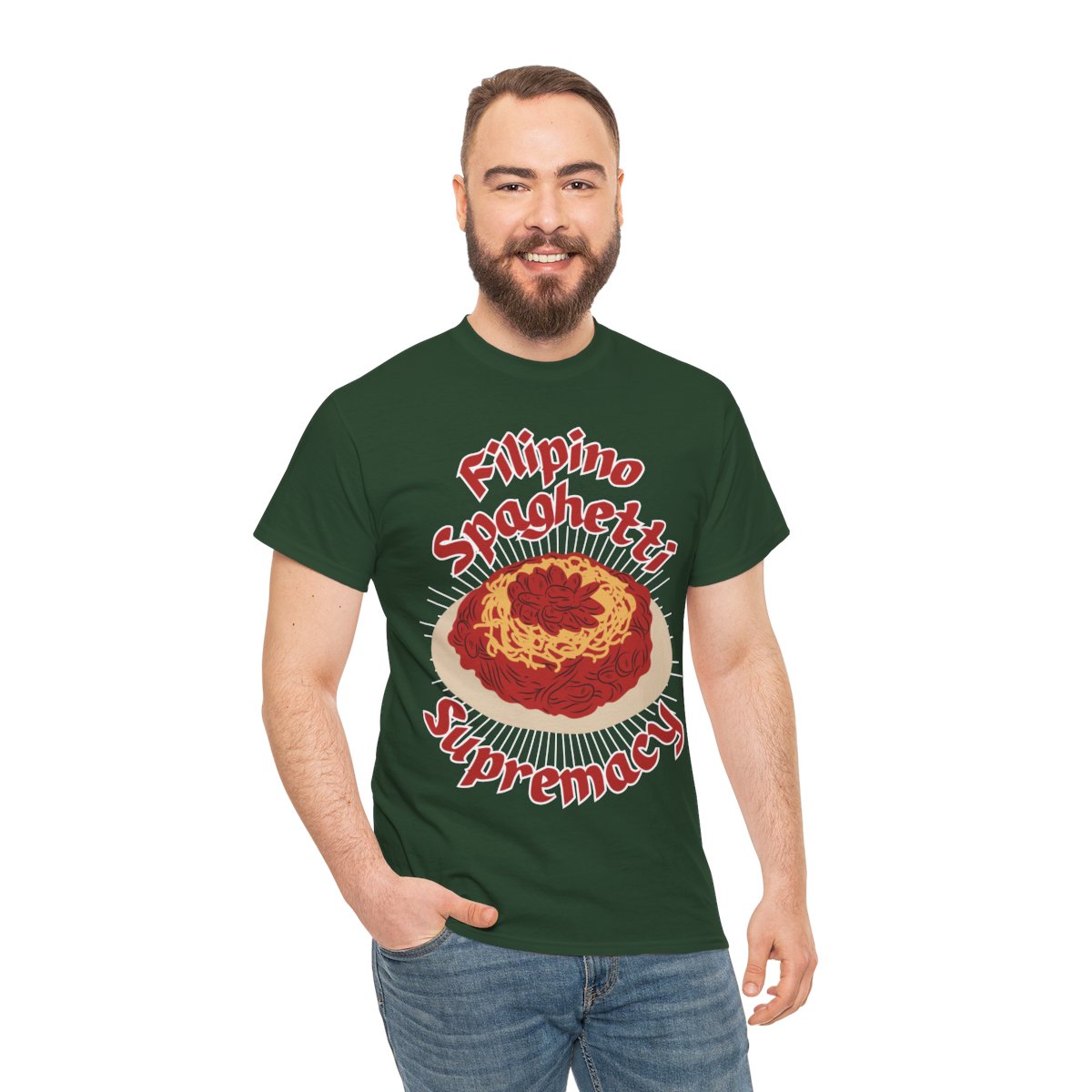 FILIPINO STYLE SPAGHETTI - Filipino Food (Basic Tee)