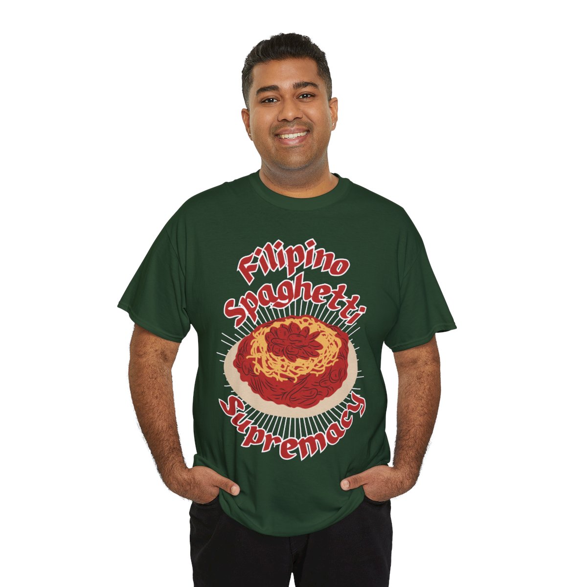 FILIPINO STYLE SPAGHETTI - Filipino Food (Basic Tee)