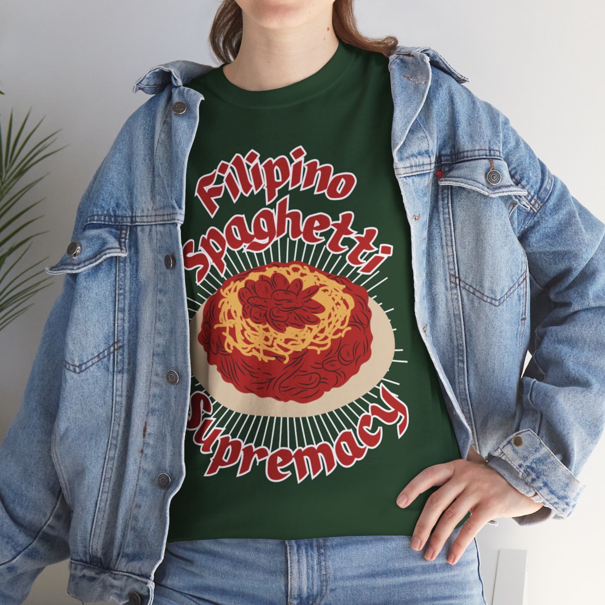 FILIPINO STYLE SPAGHETTI - Filipino Food (Basic Tee)