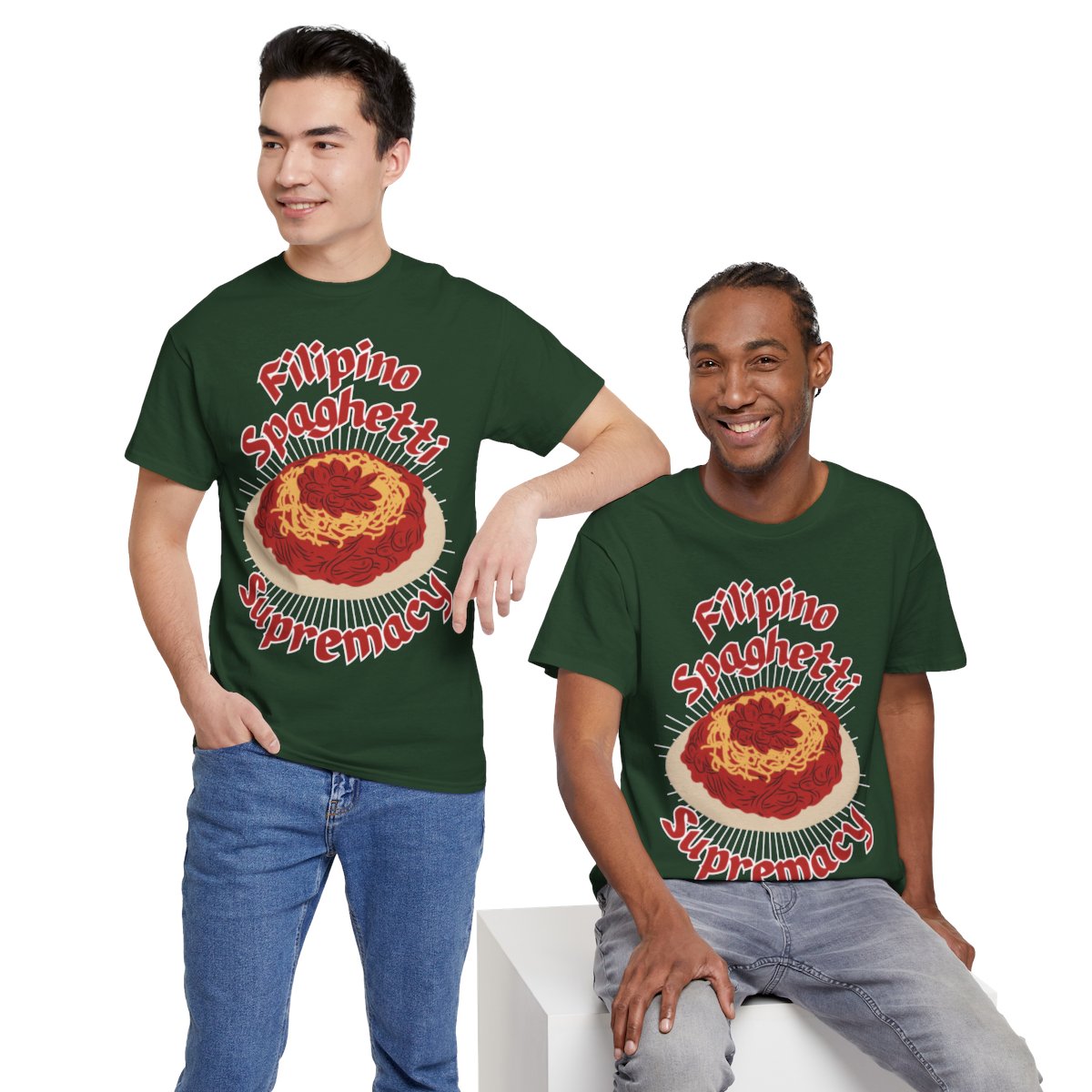 FILIPINO STYLE SPAGHETTI - Filipino Food (Basic Tee)
