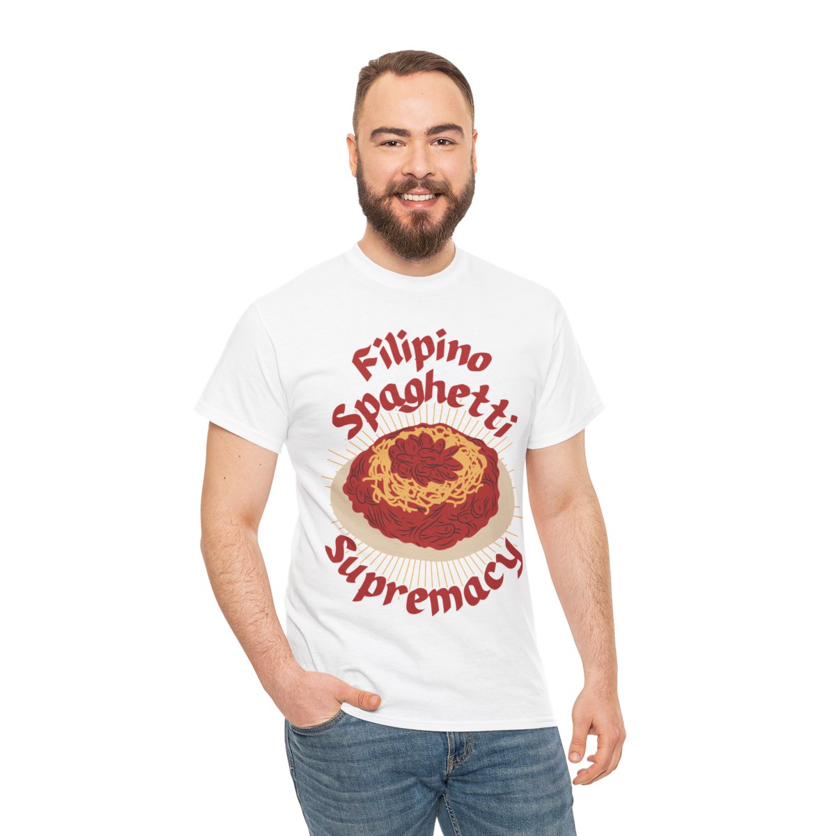 FILIPINO STYLE SPAGHETTI - Filipino Food (Basic Tee)