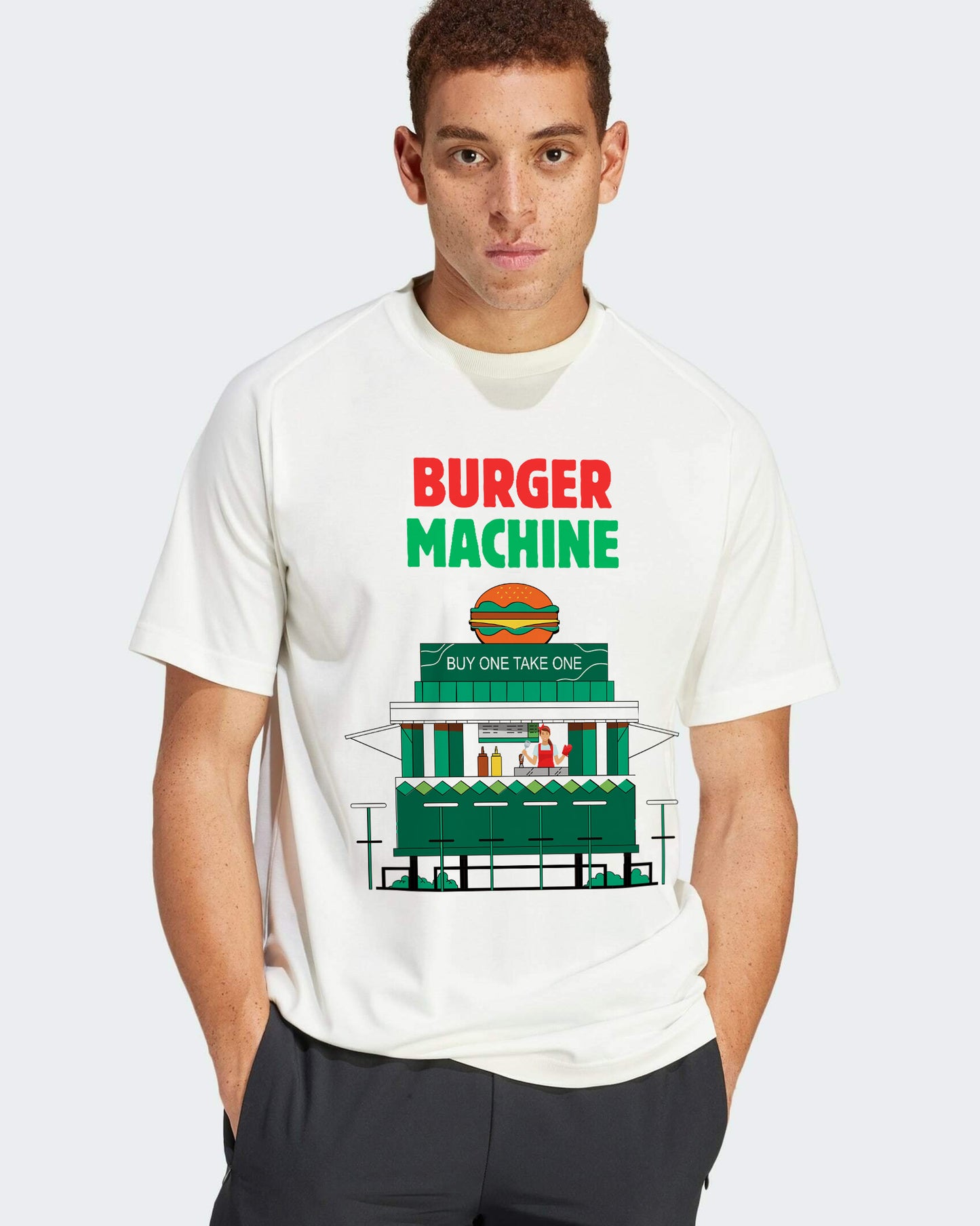 BURGER MACHINE - Filipino Food (Basic Tee)
