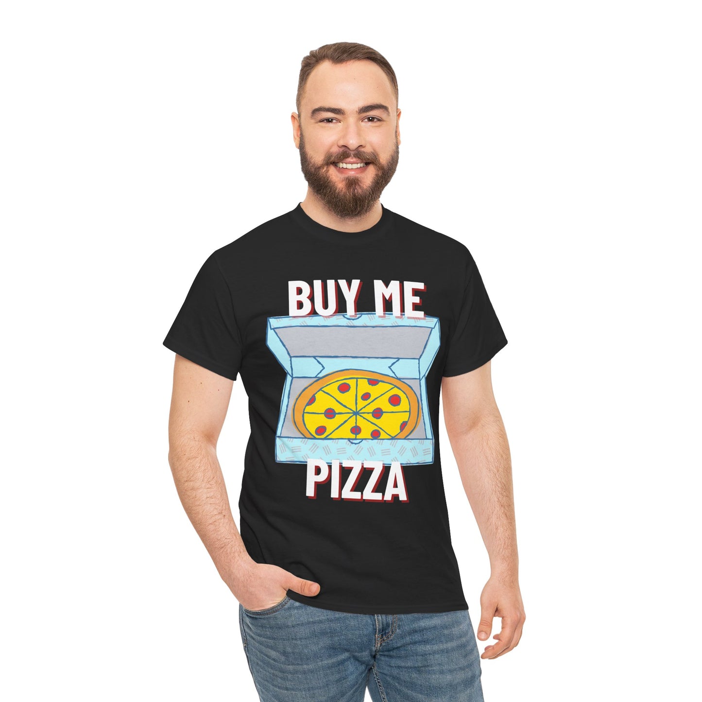 CHICKEN ALFREDO - Pizza (Basic Tee)