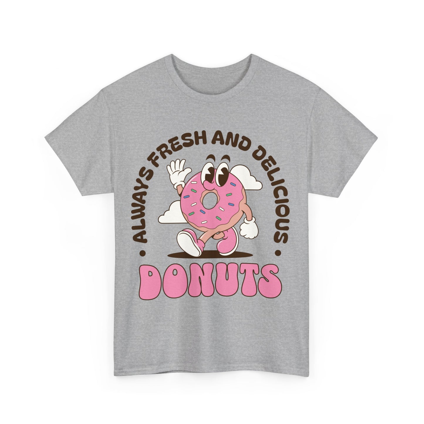 RASPBERRY GLAZED DONUT - Dessert (Basic Tee)