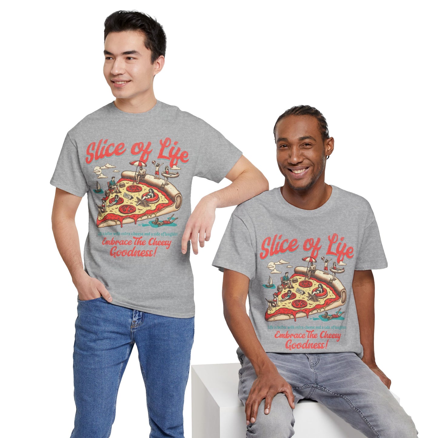 LOBSTER & SPINACH - Pizza (Basic Tee)