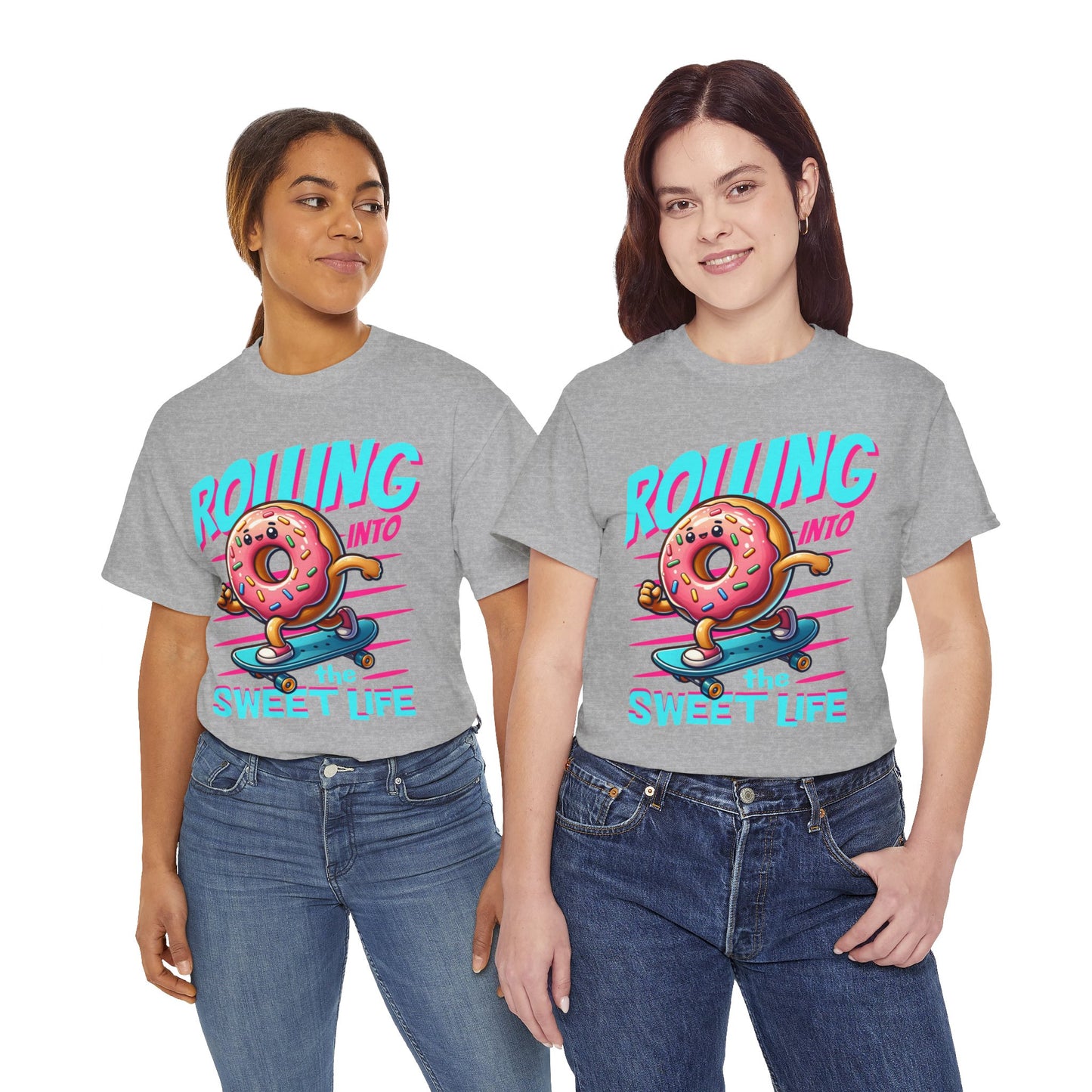 CINNAMON ROLL DONUT - Dessert (Basic Tee)