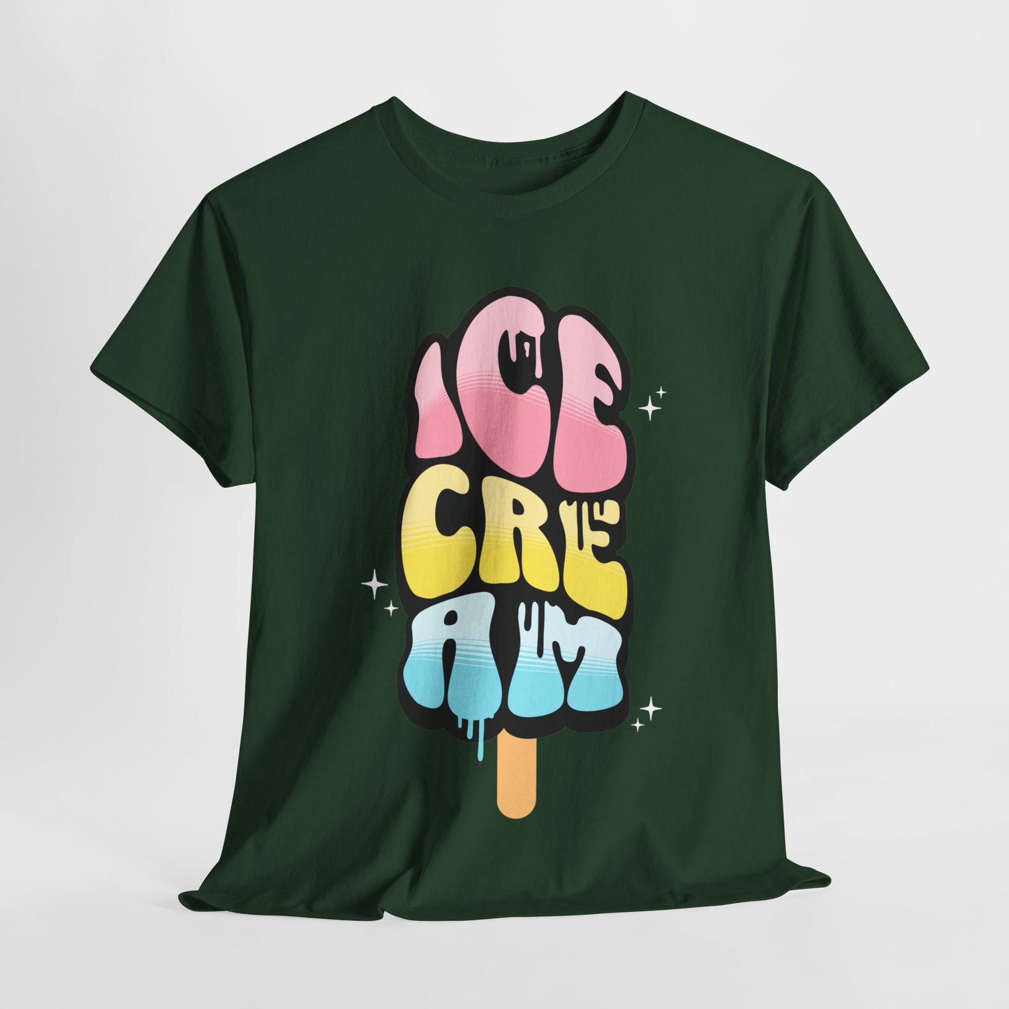 COTTON CANDY ICE CREAM - Dessert (Basic Tee)