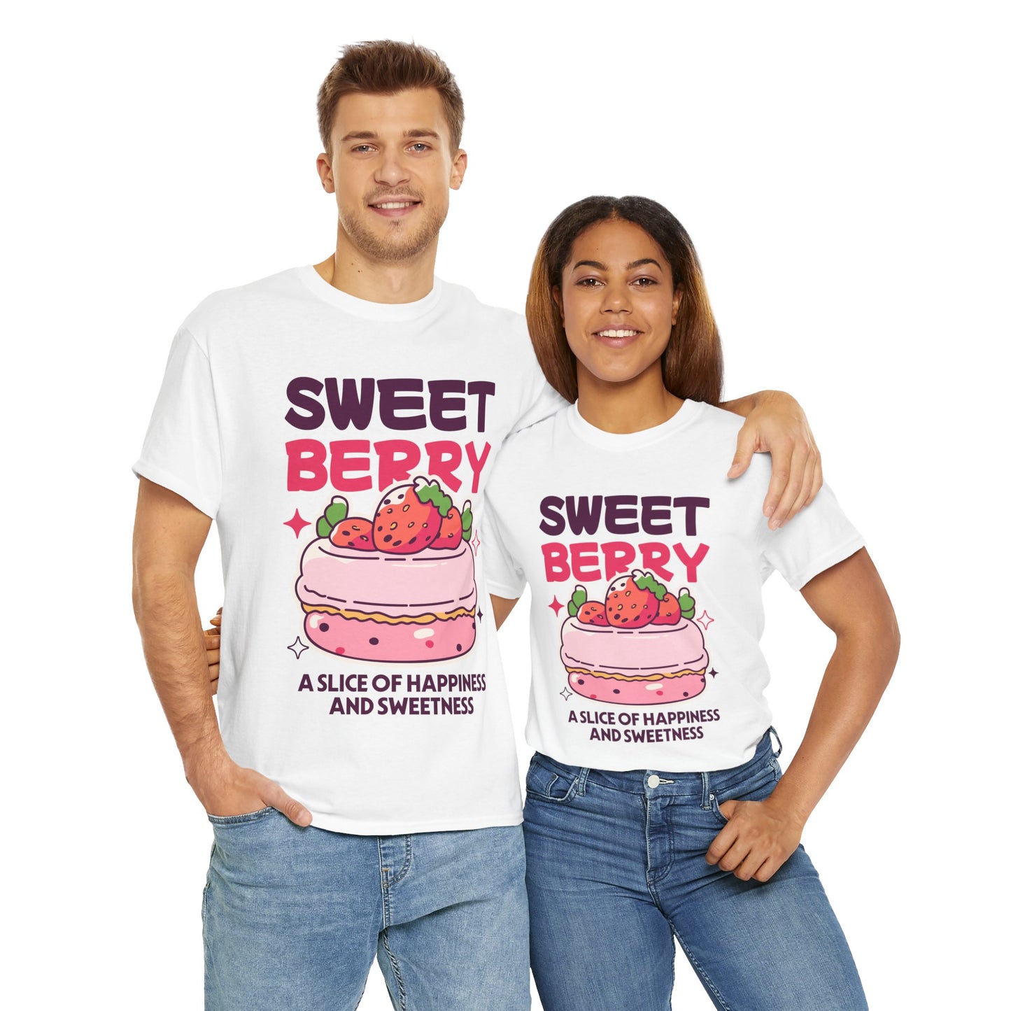 STRAWBERRY CAKE - Dessert (Basic Tee)