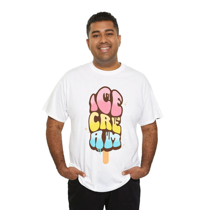 COTTON CANDY ICE CREAM - Dessert (Basic Tee)