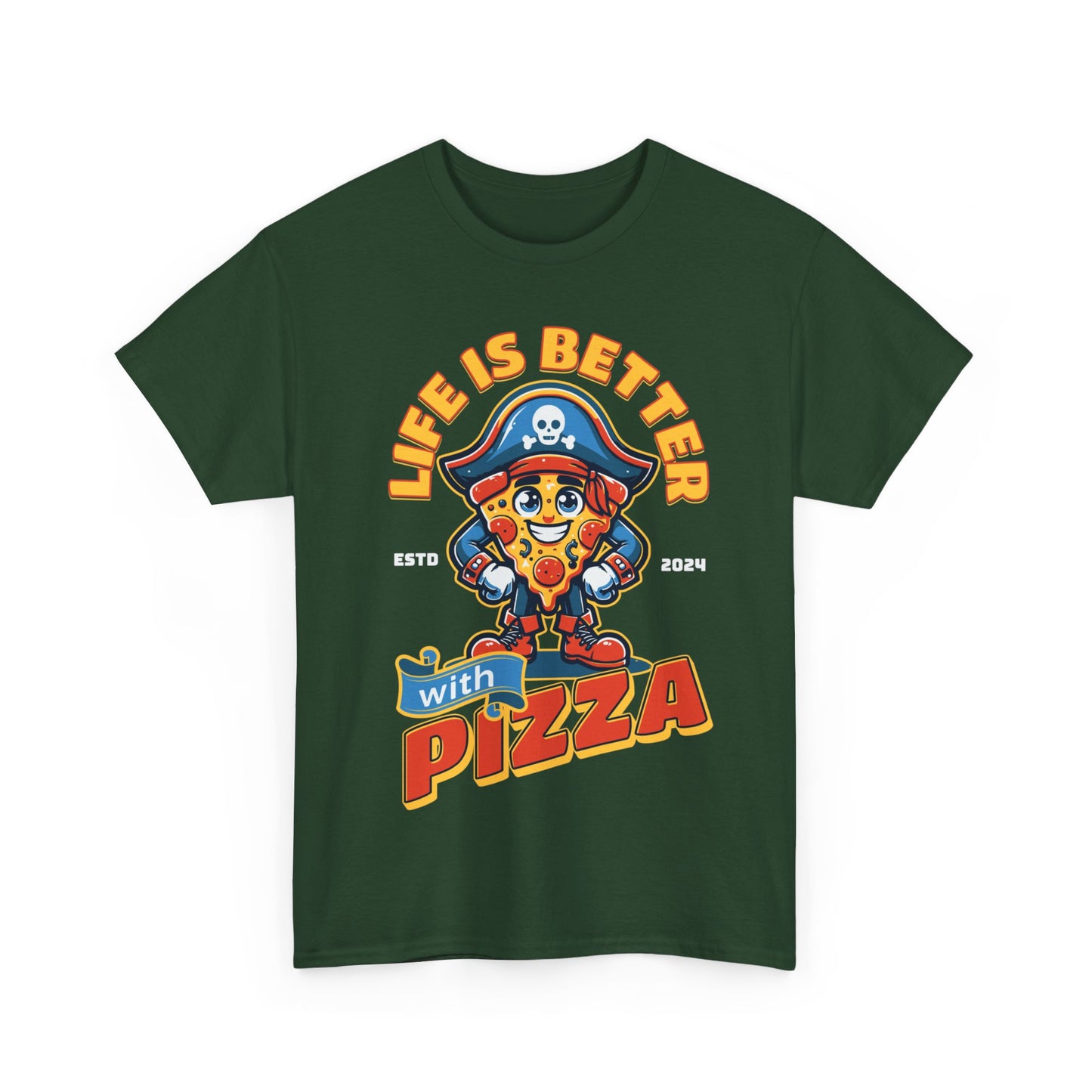 AVOCADO & TOMATO - Pizza (Basic Tee)