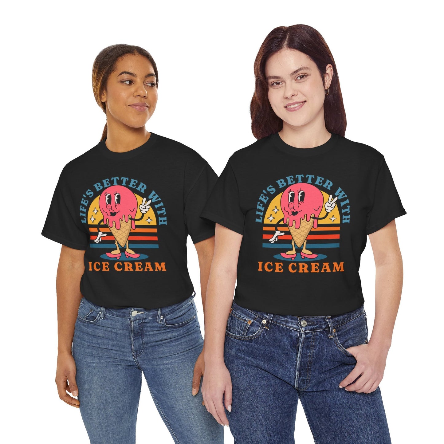 STRAWBERRY ICE CREAM - Dessert (Basic Tee)