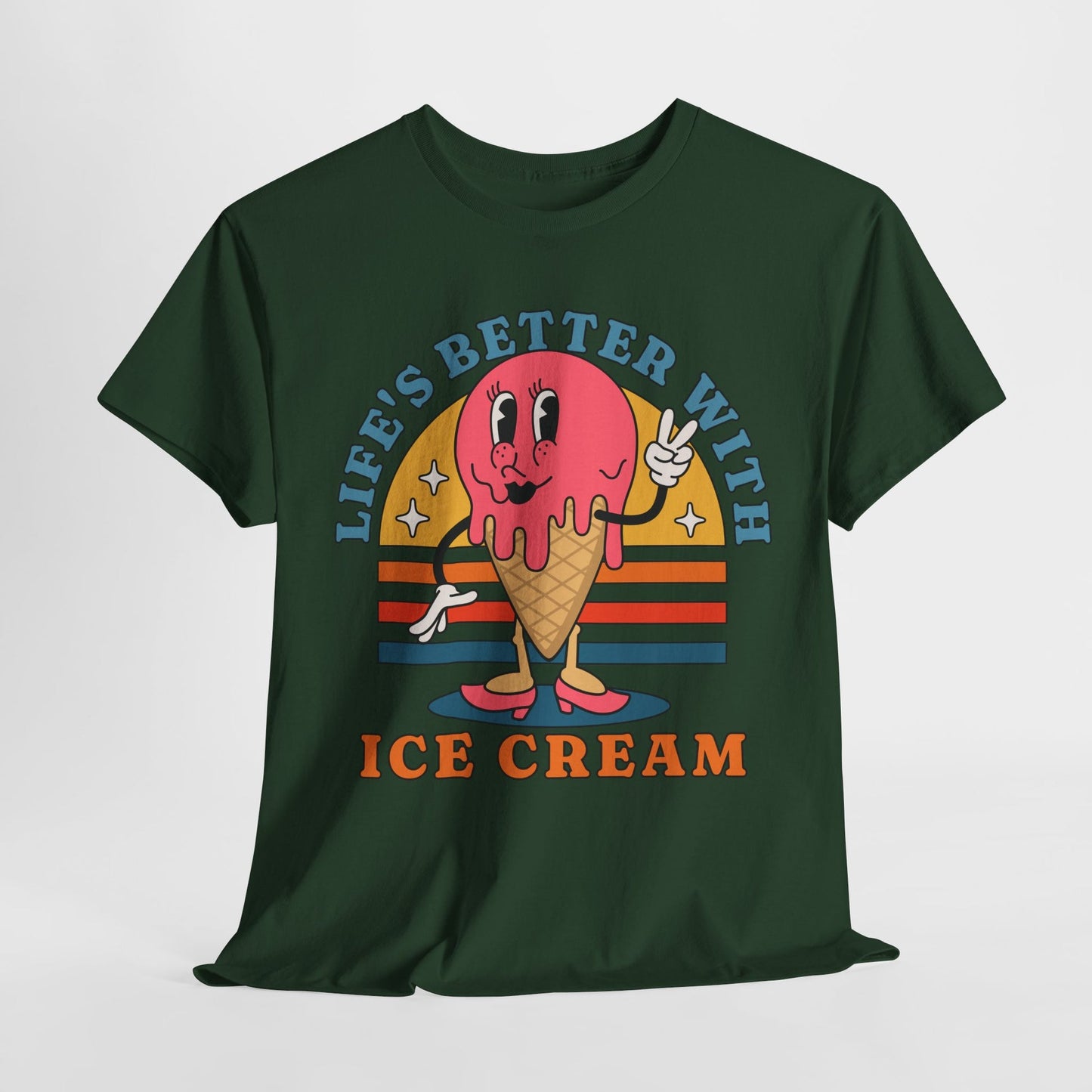 STRAWBERRY ICE CREAM - Dessert (Basic Tee)