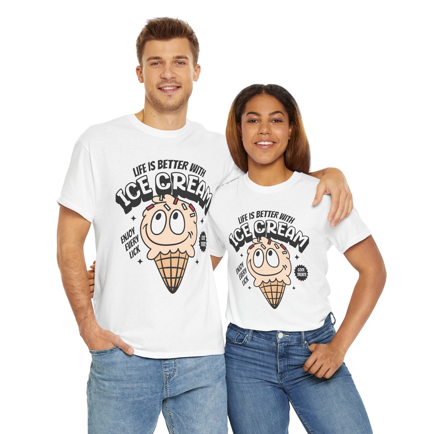 COOKIES & CREAM ICE CREAM - Dessert (Basic Tee)