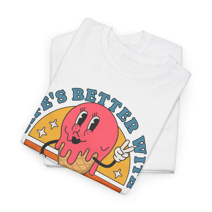 STRAWBERRY ICE CREAM - Dessert (Basic Tee)