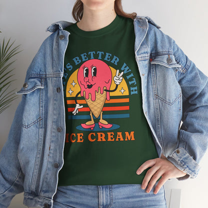 STRAWBERRY ICE CREAM - Dessert (Basic Tee)