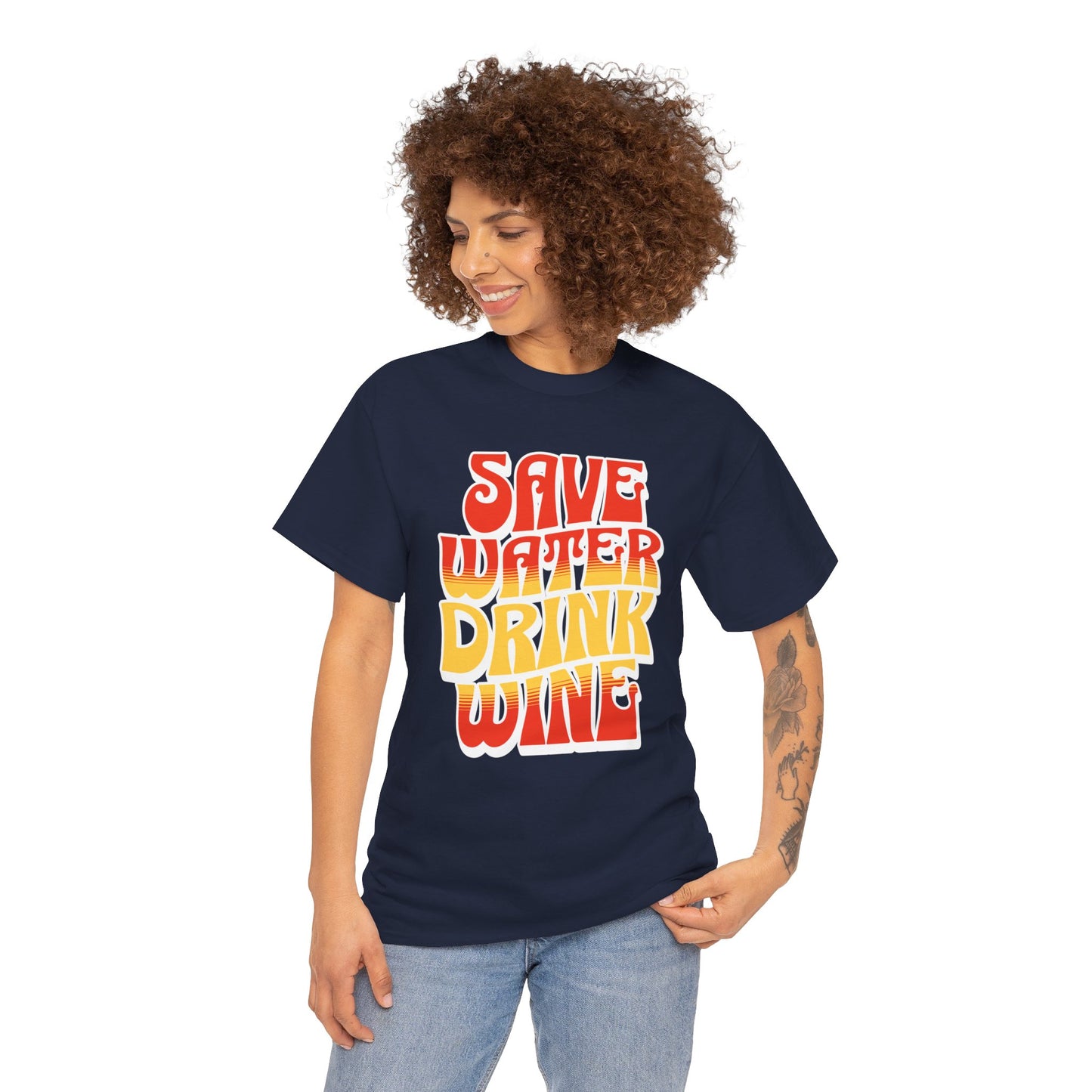 RED WINE - Drinks (Basic Tee)