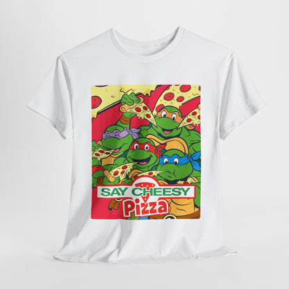 BEEF & BROCCOLI - Pizza (Basic Tee)