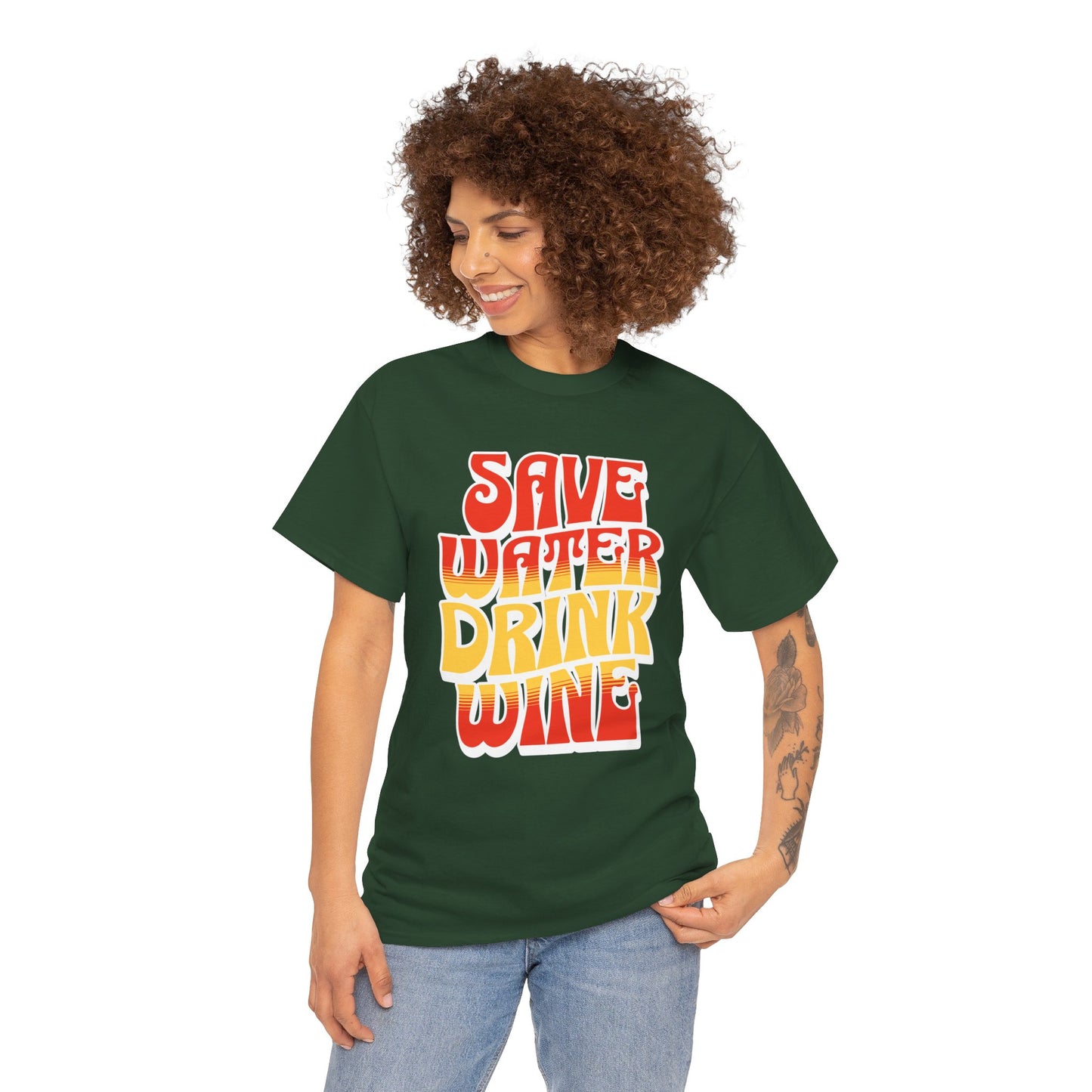 RED WINE - Drinks (Basic Tee)