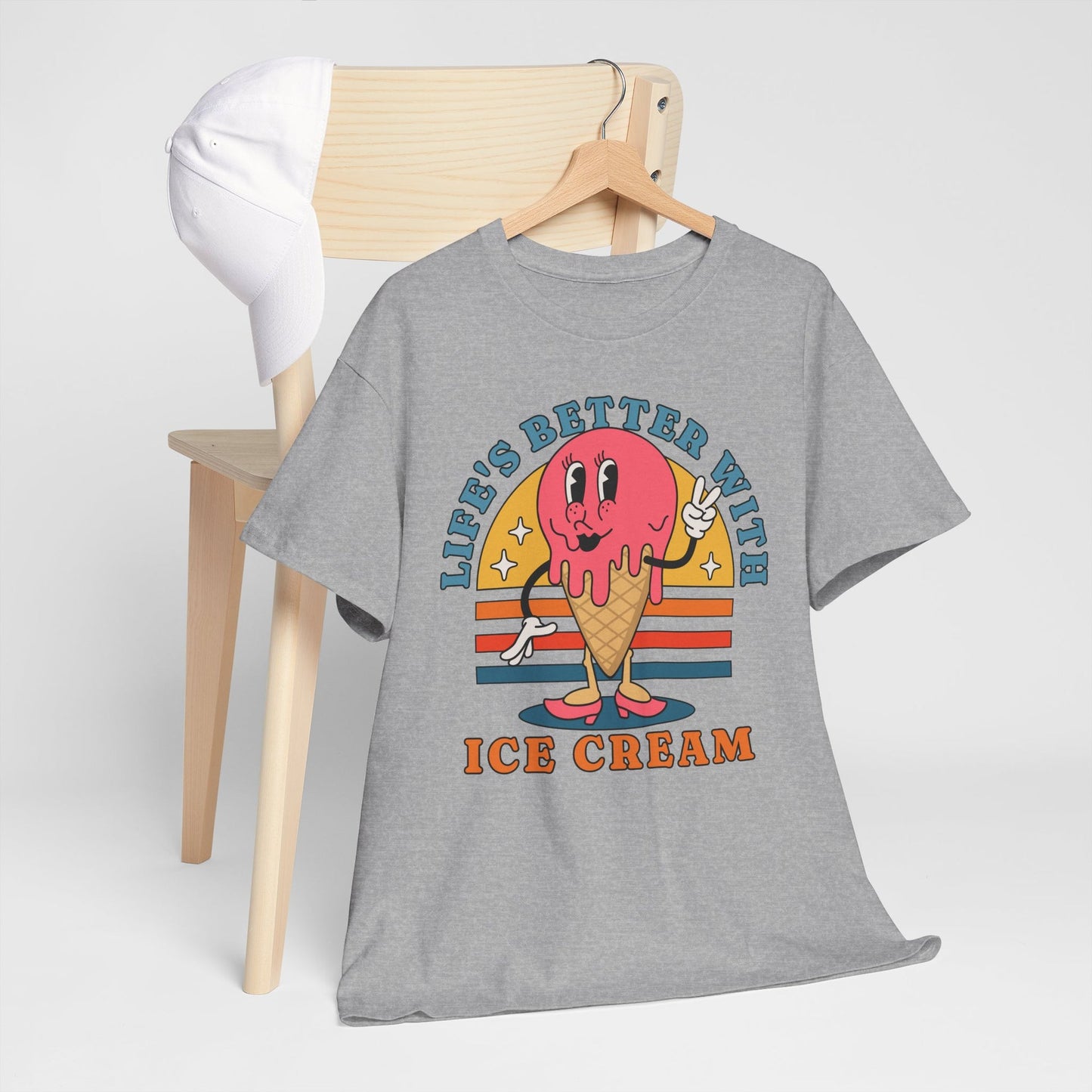 STRAWBERRY ICE CREAM - Dessert (Basic Tee)