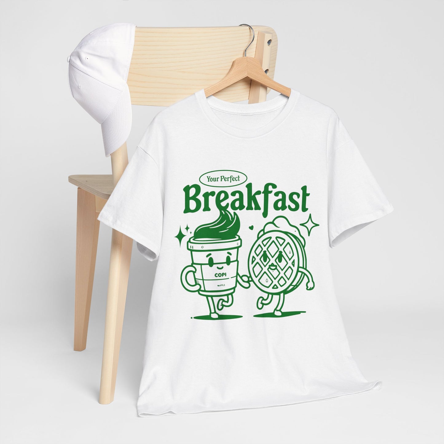 WAFFLE & COFFEE - Breakfast (Basic Tee)