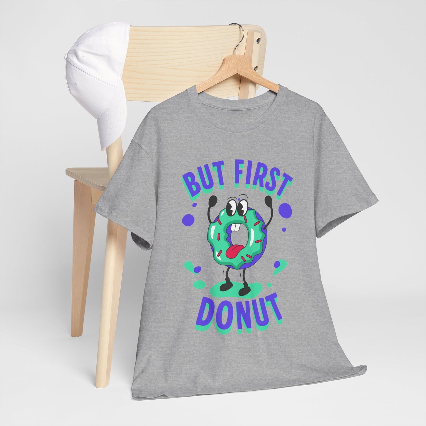 VANILLA FROSTED DONUT - Dessert (Basic Tee)