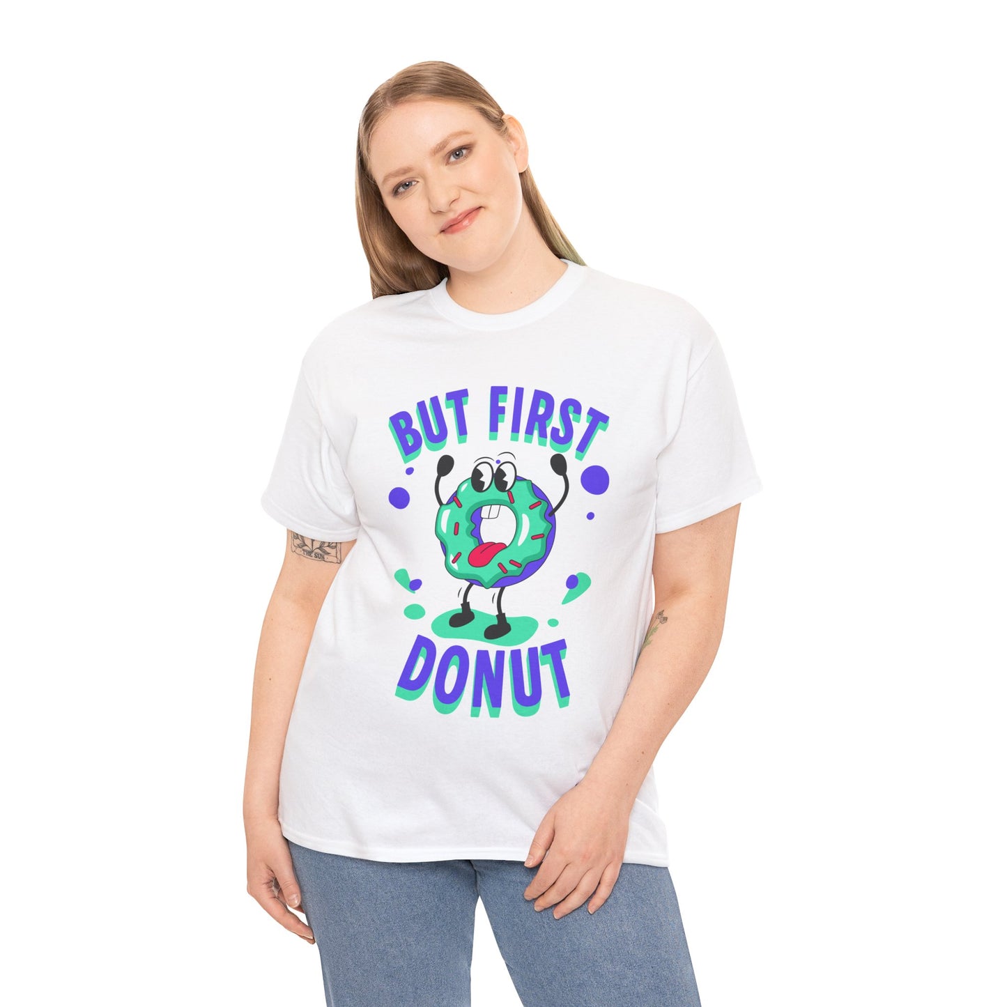 VANILLA FROSTED DONUT - Dessert (Basic Tee)