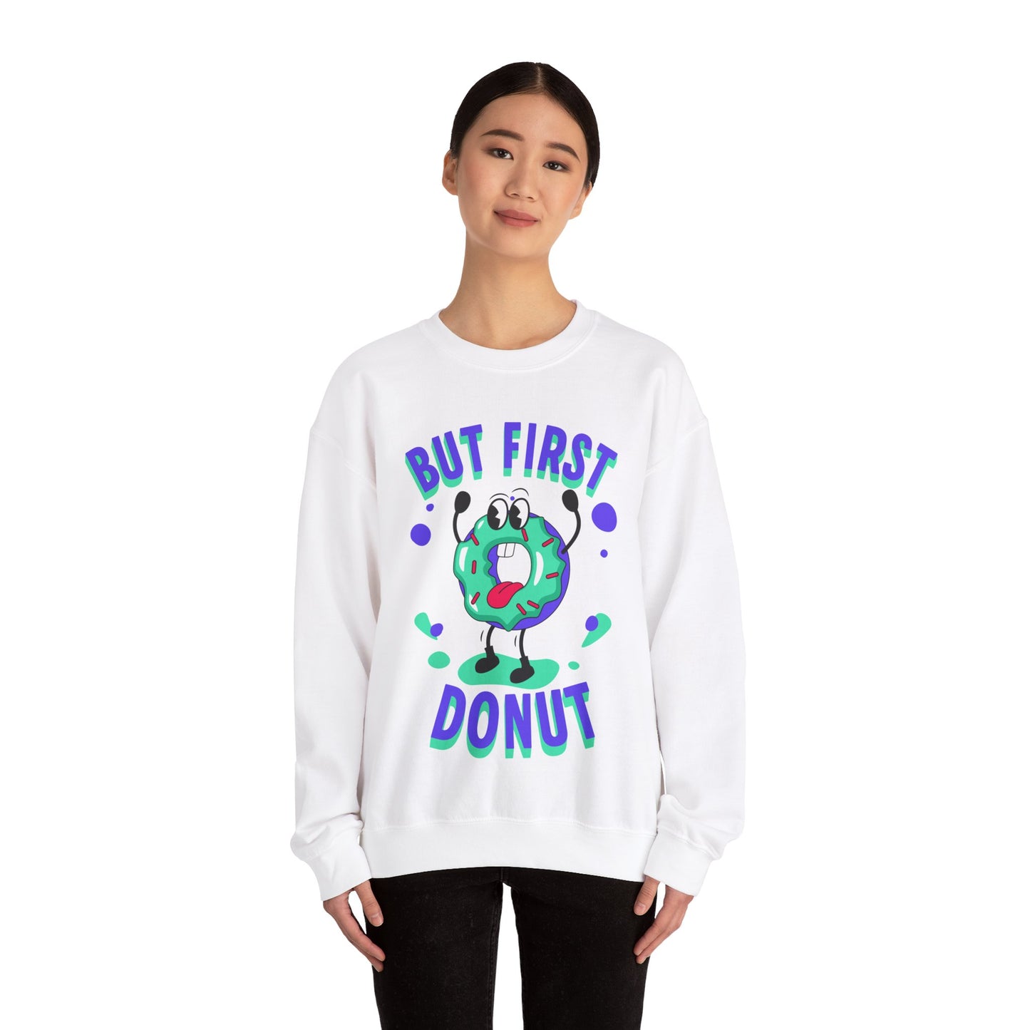 VANILLA FROSTED DONUT - Dessert (Sweatshirt)