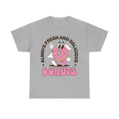 RASPBERRY GLAZED DONUT - Dessert (Basic Tee)