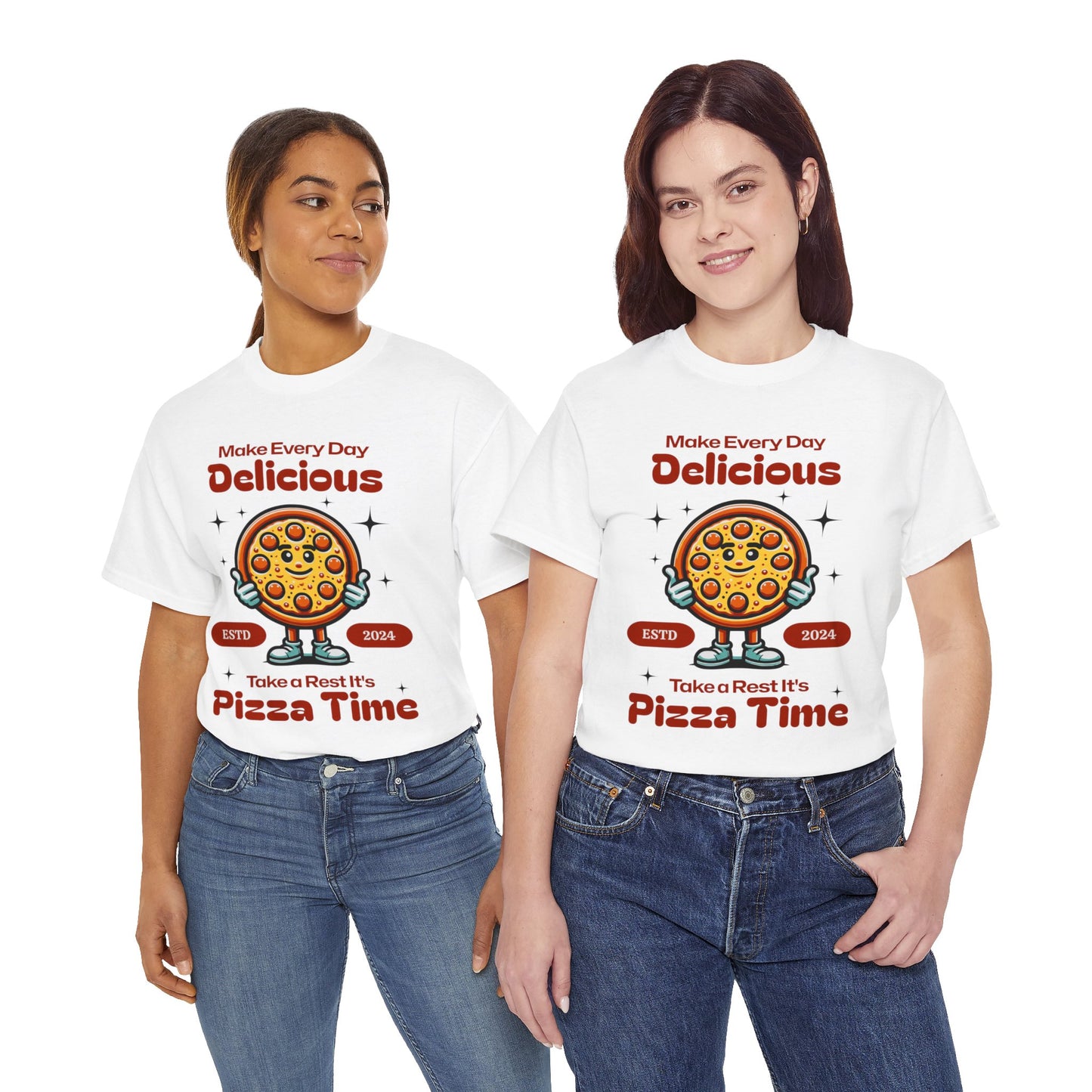 BEFF & BLUE CHEESE - Pizza (Basic Tee)