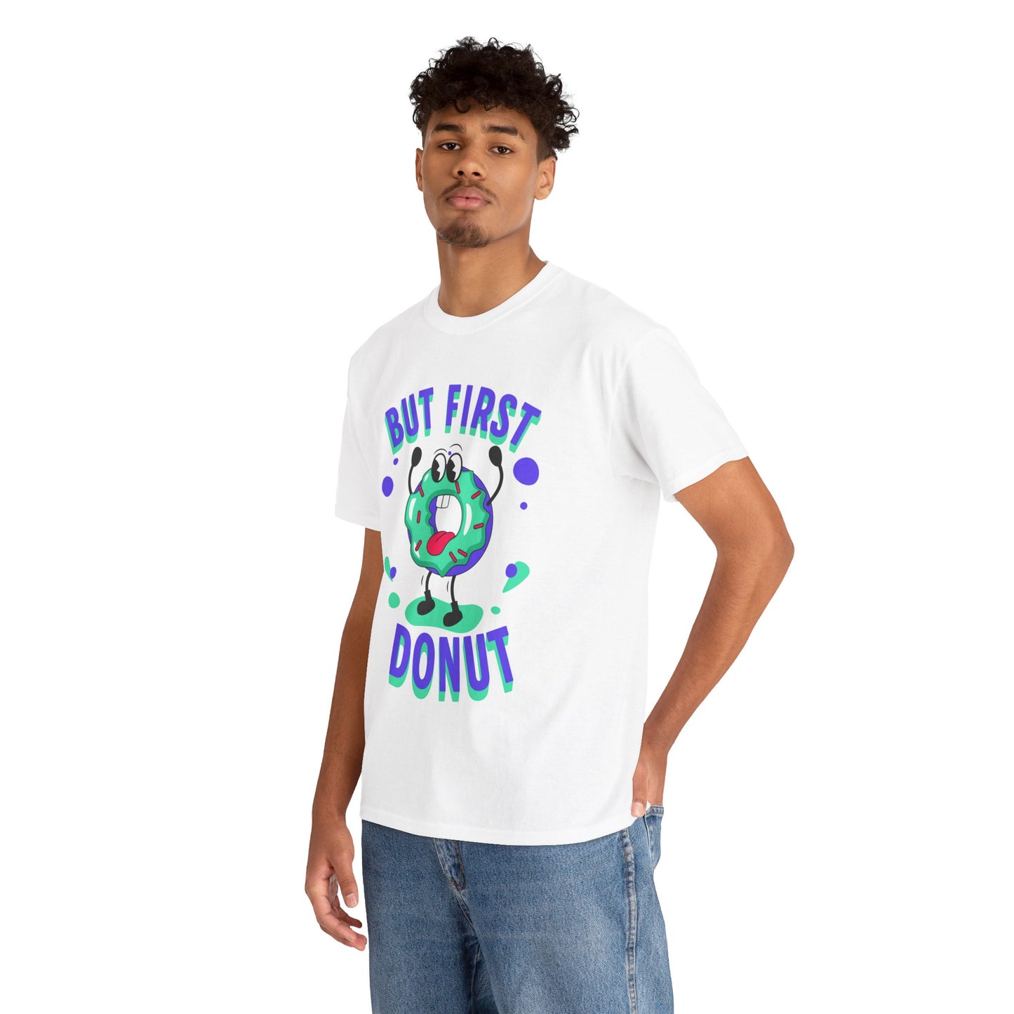 VANILLA FROSTED DONUT - Dessert (Basic Tee)