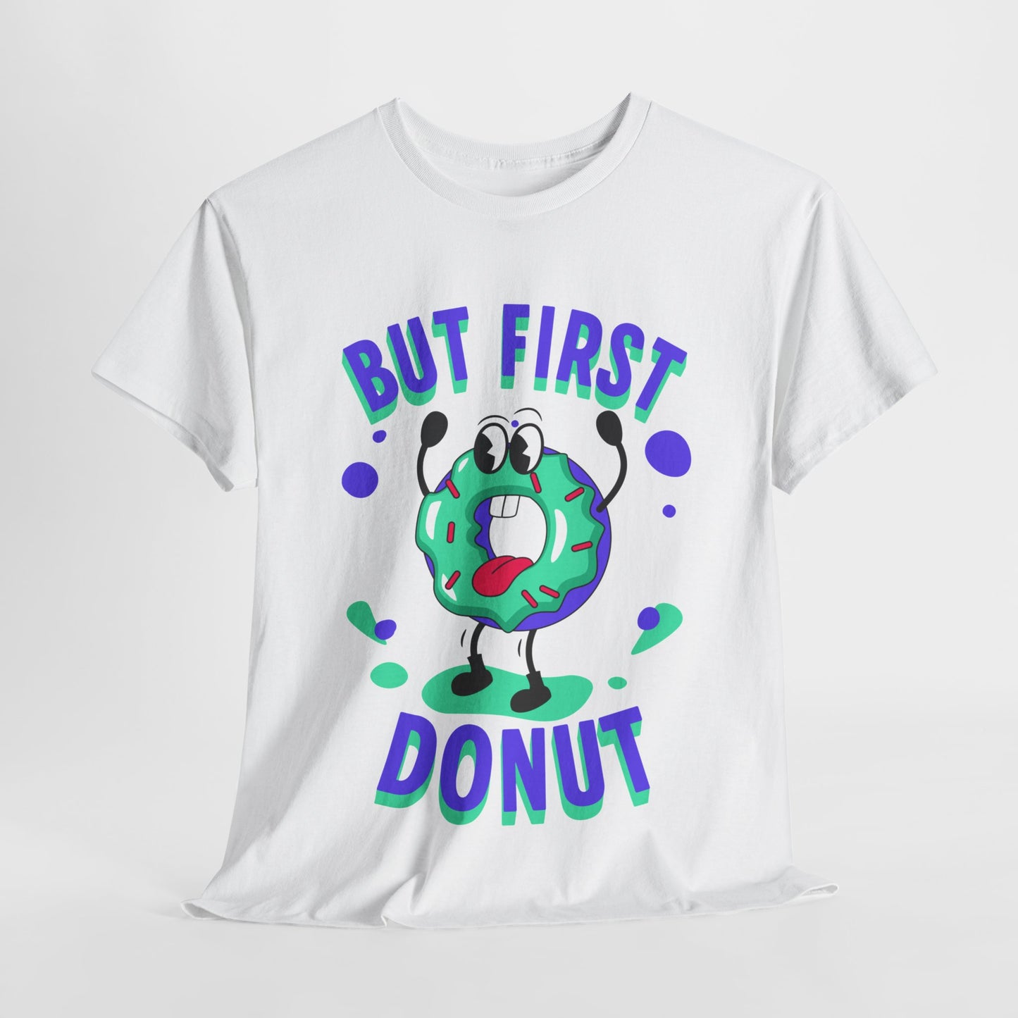 VANILLA FROSTED DONUT - Dessert (Basic Tee)