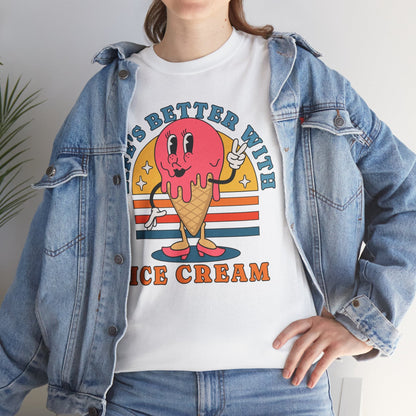 STRAWBERRY ICE CREAM - Dessert (Basic Tee)