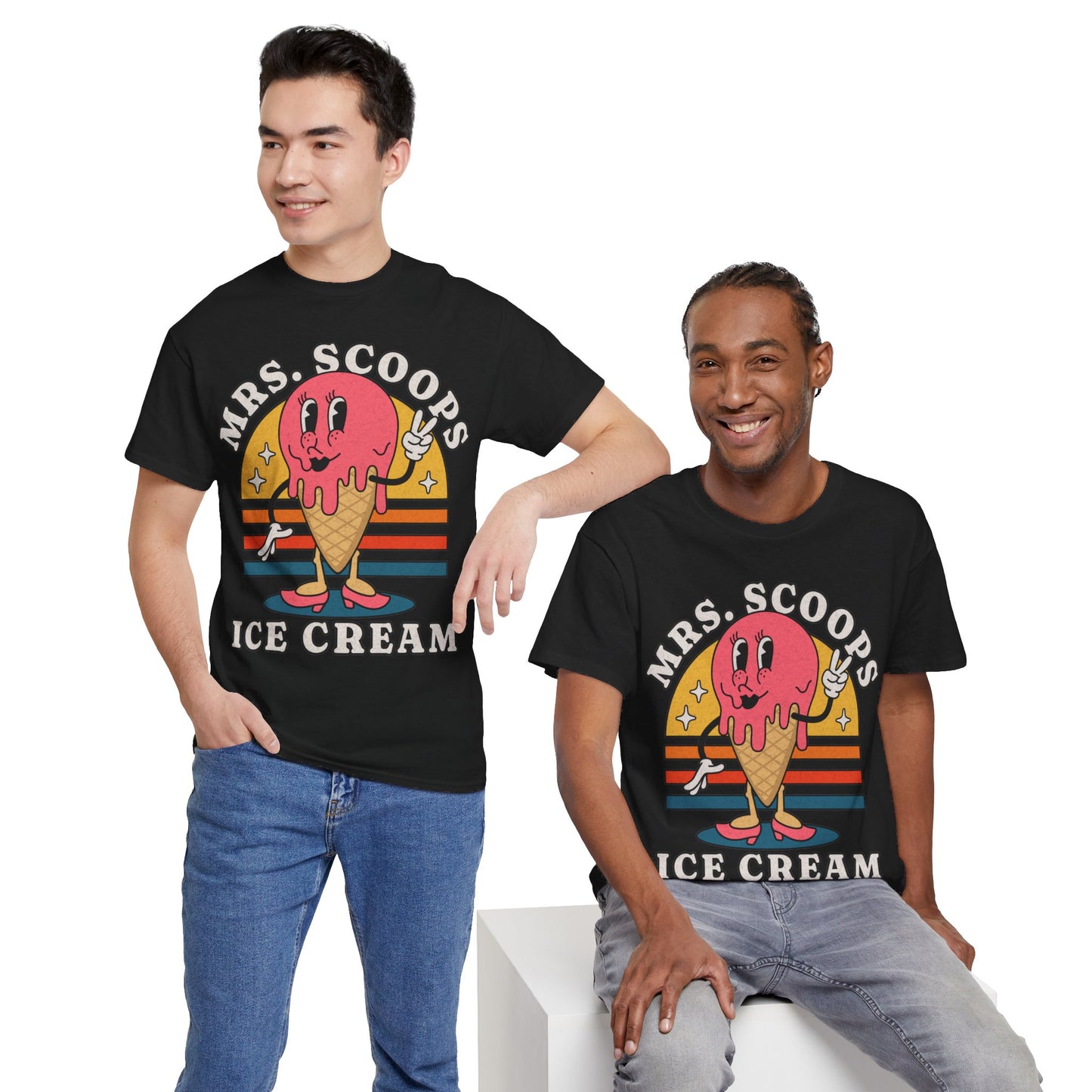 STRAWBERRY ICE CREAM - Dessert (Basic Tee)