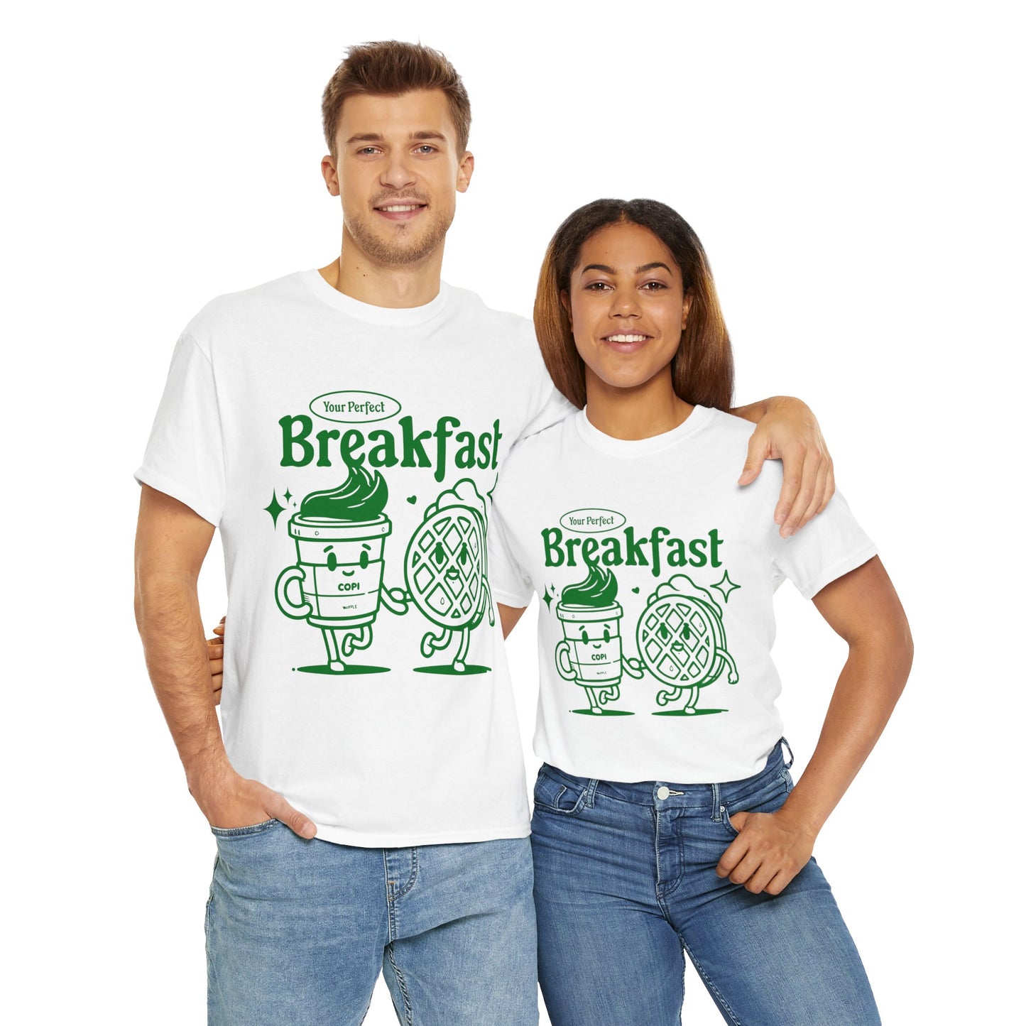 WAFFLE & COFFEE - Breakfast (Basic Tee)