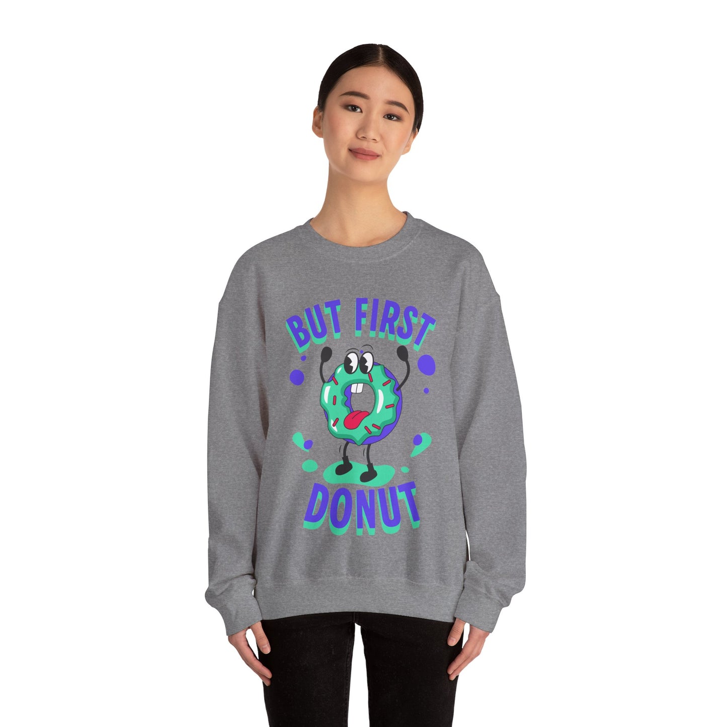 VANILLA FROSTED DONUT - Dessert (Sweatshirt)