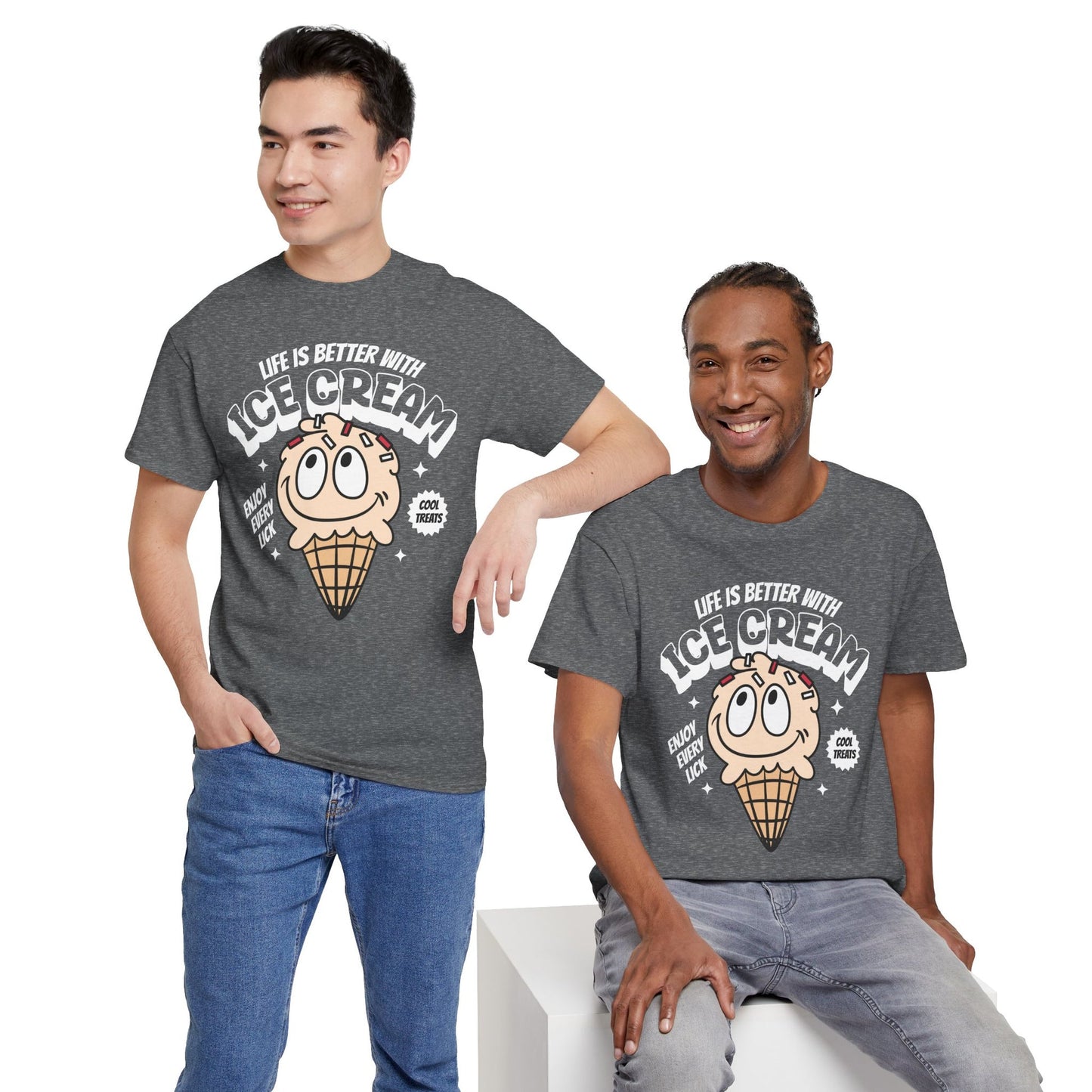 COOKIES & CREAM ICE CREAM - Dessert (Basic Tee)