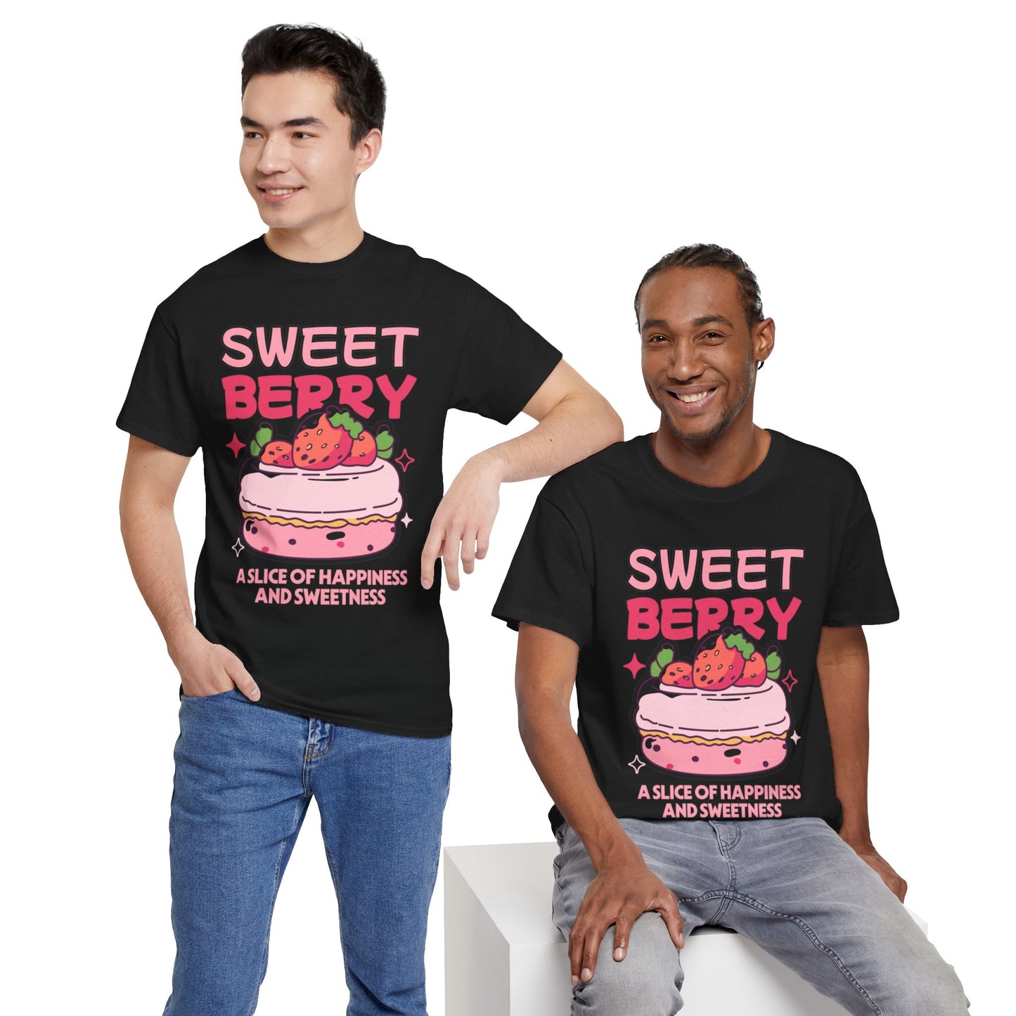 STRAWBERRY CAKE - Dessert (Basic Tee)