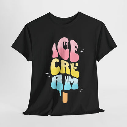 COTTON CANDY ICE CREAM - Dessert (Basic Tee)