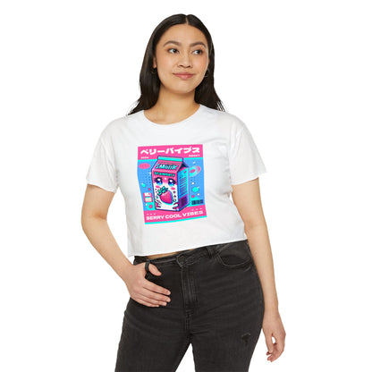 STRAWBERRY MILK - Drinks (Crop Top)