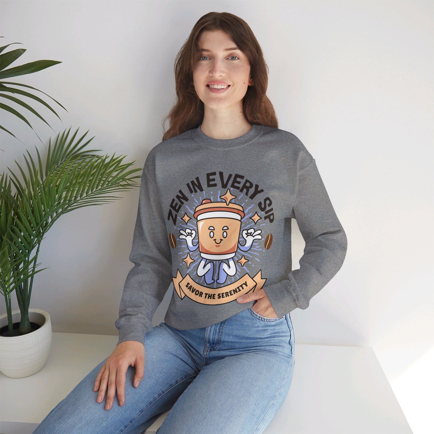 HONEY LAVENDER - Coffee (Sweatshirt)