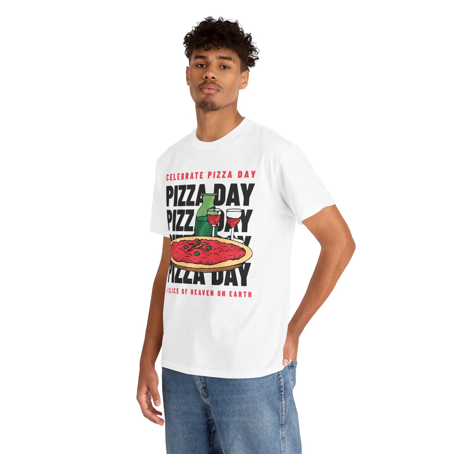 SALAMI & PEPPERS - Pizza (Basic Tee)