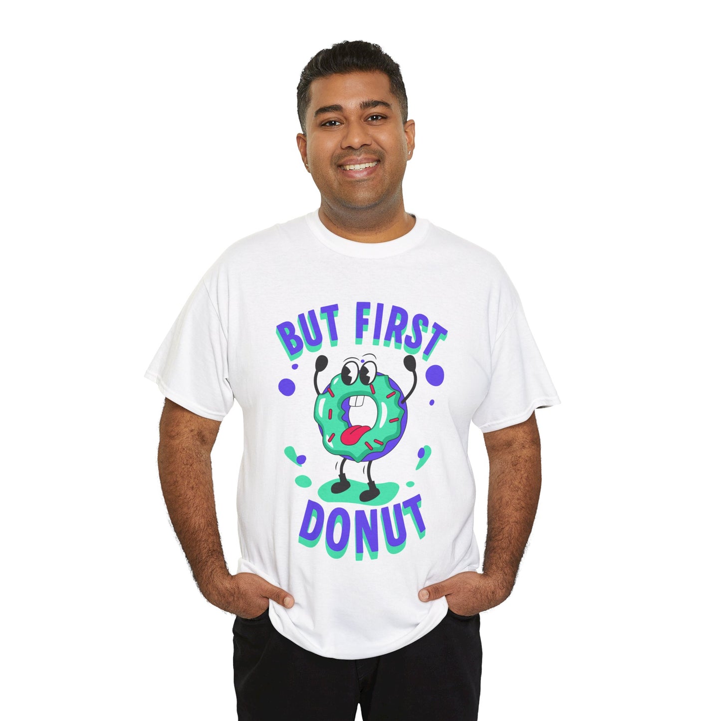 VANILLA FROSTED DONUT - Dessert (Basic Tee)