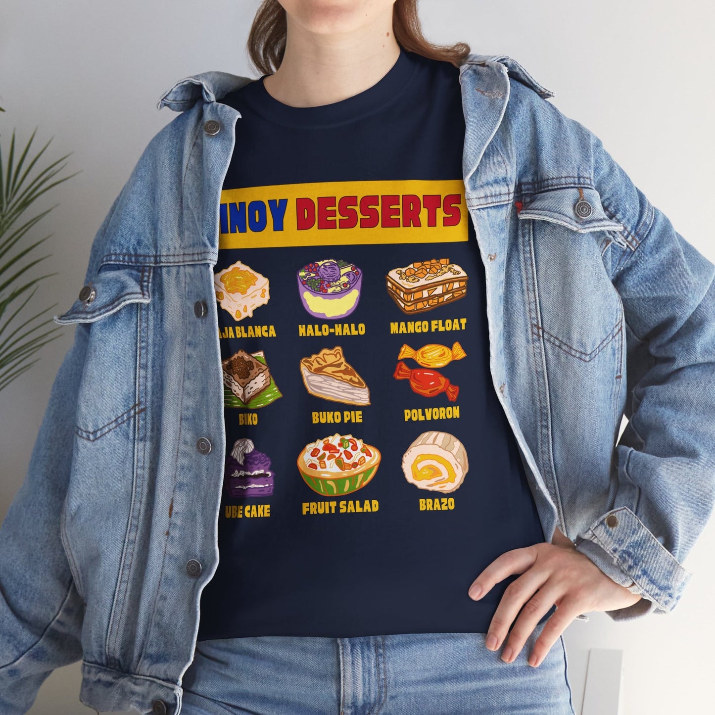 PINOY DESSERTS - Filipino Food (Basic Tee)