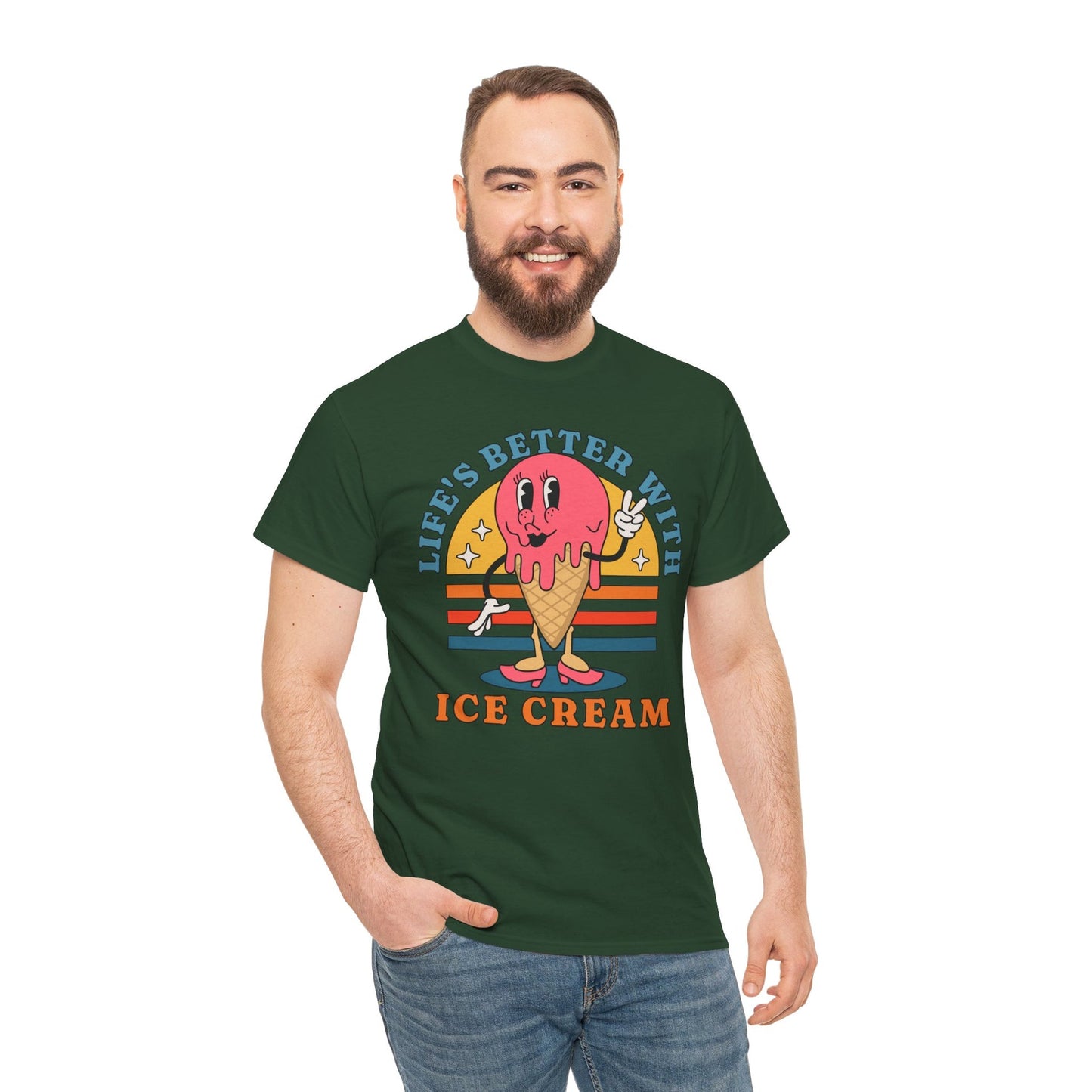 STRAWBERRY ICE CREAM - Dessert (Basic Tee)