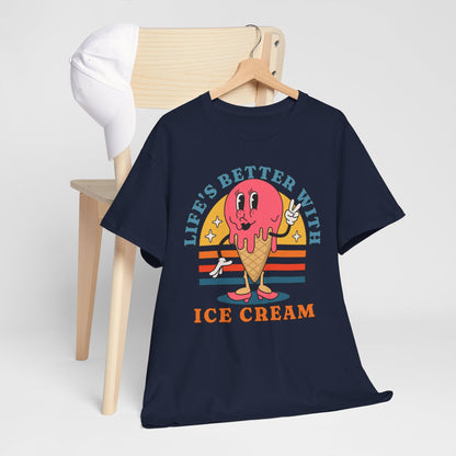 STRAWBERRY ICE CREAM - Dessert (Basic Tee)