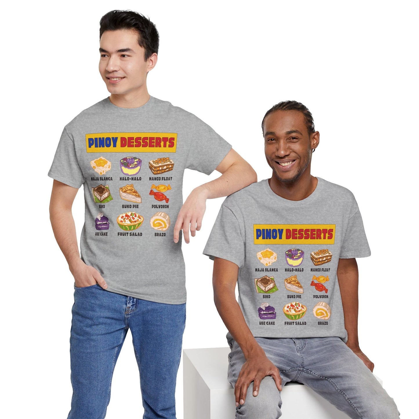 PINOY DESSERTS - Filipino Food (Basic Tee)
